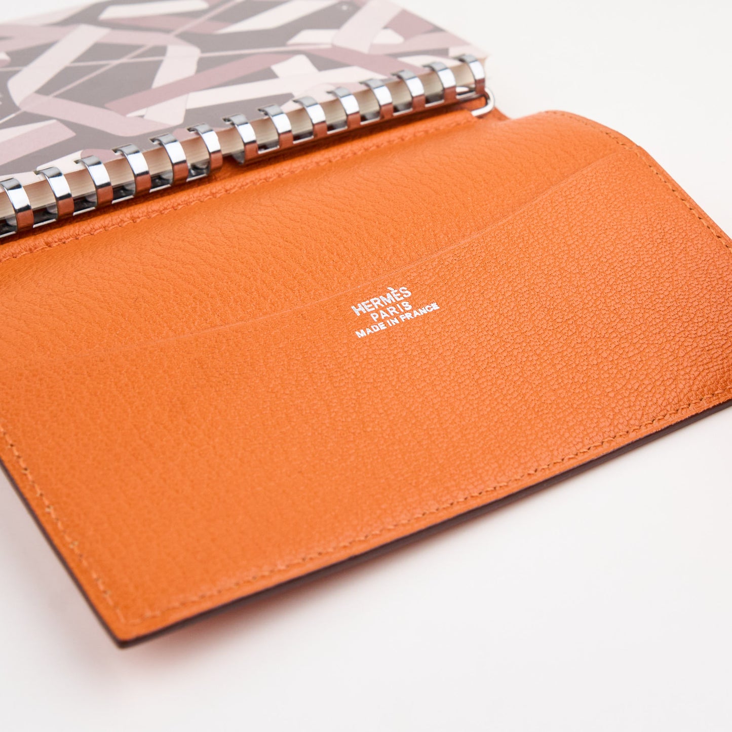 Hermes| Journal Case Passport Cover Orange Cherve 2006