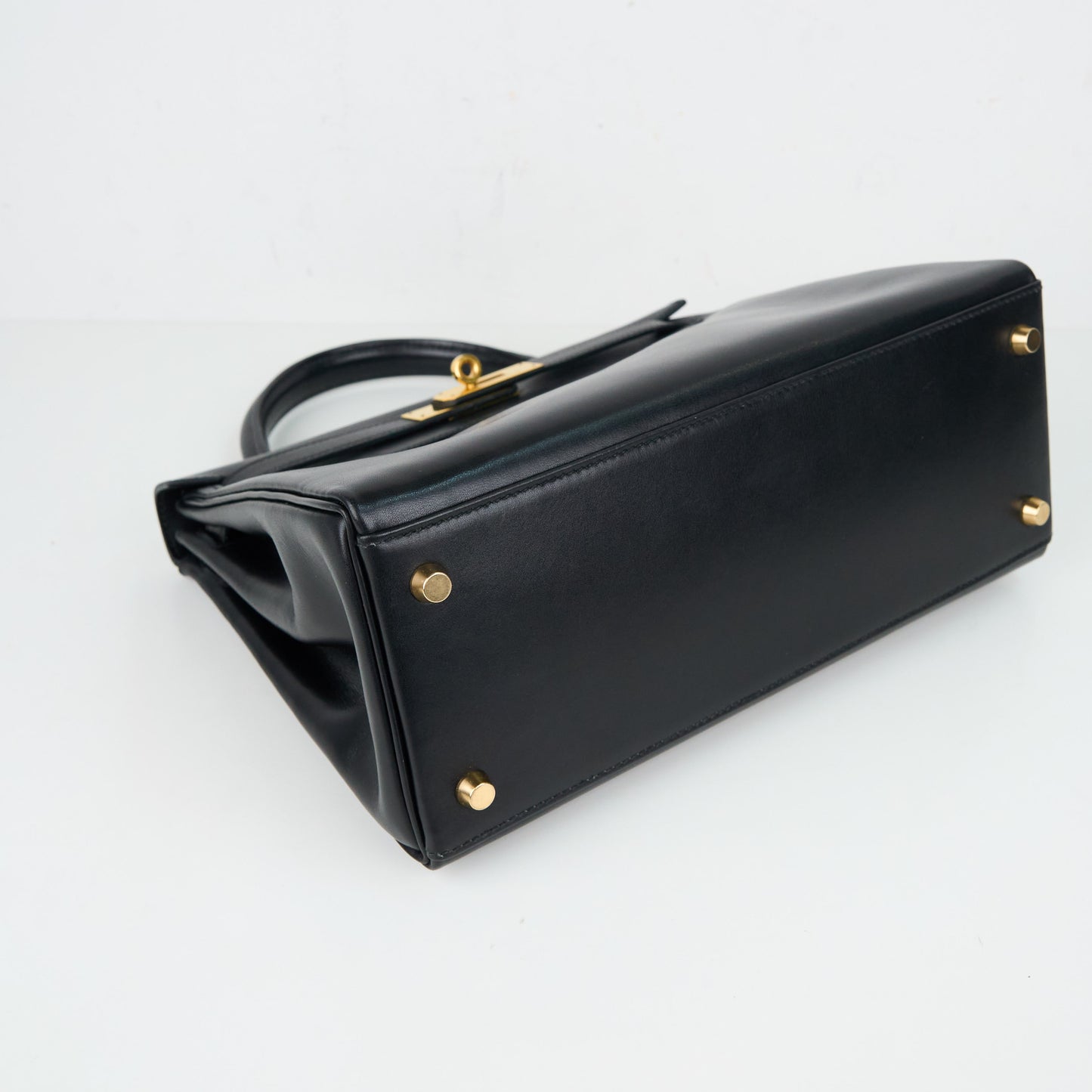Hermes| Kelly 28 Black box calf Handbag 1994
