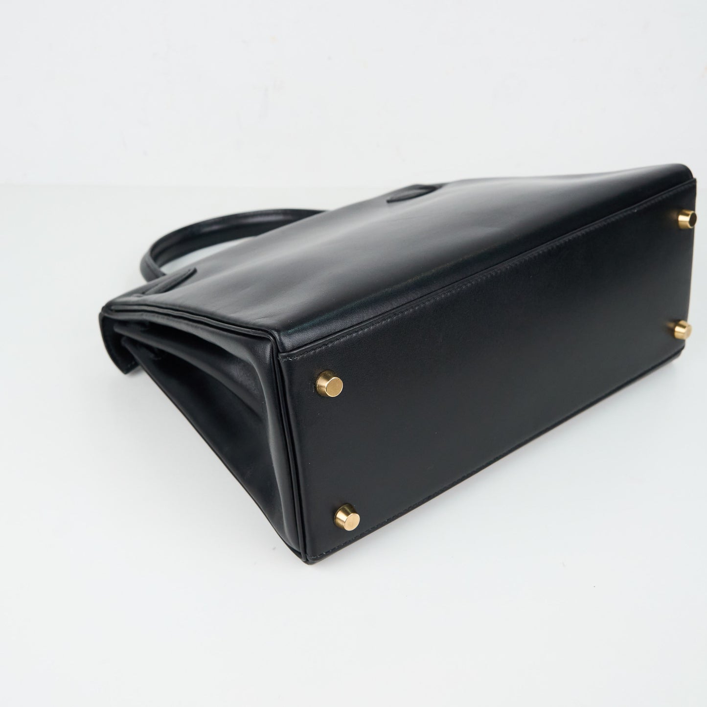 Hermes| Kelly 28 Black box calf Handbag 1994