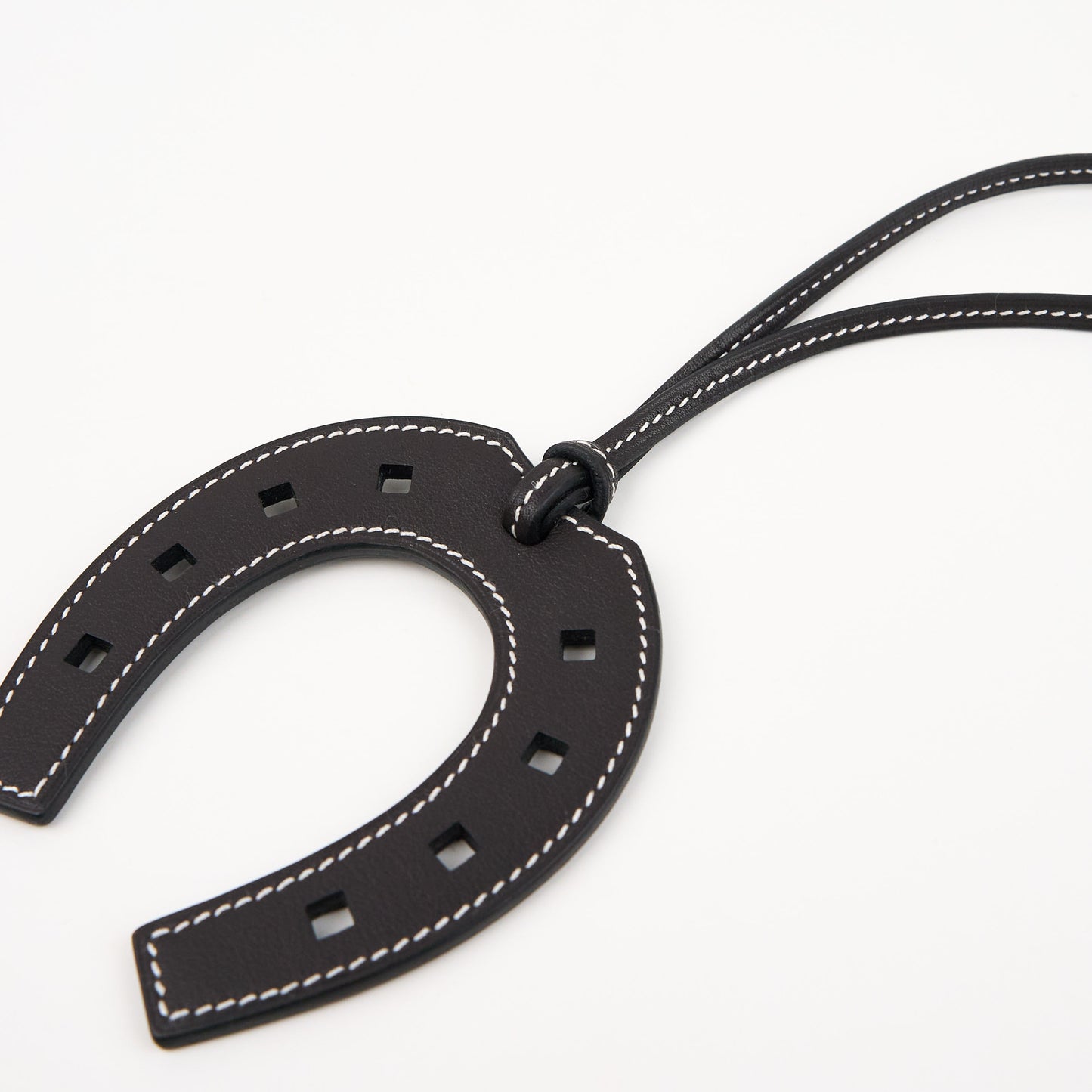 Hermes|Paddock Fer a Cheval Horse shoe Charm swift Ebene