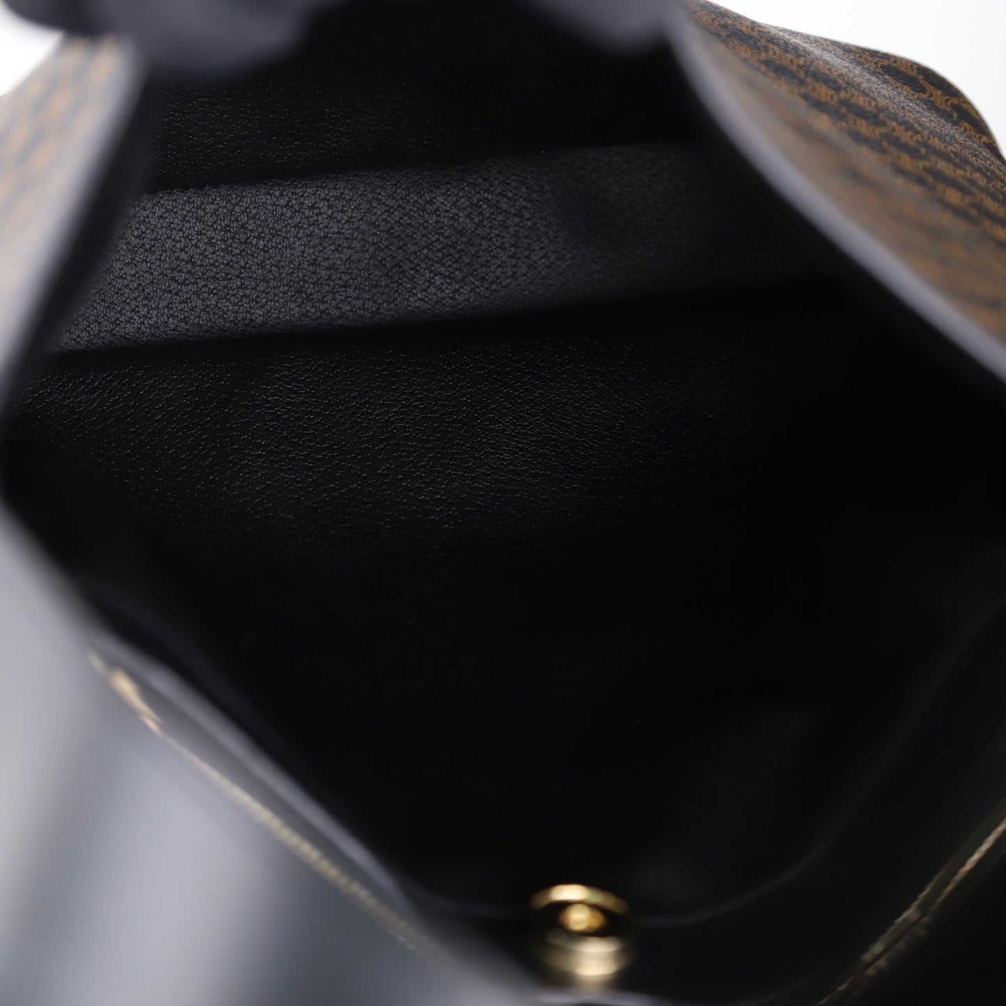 Celine|Black Macadam Canvas Shoulder bag