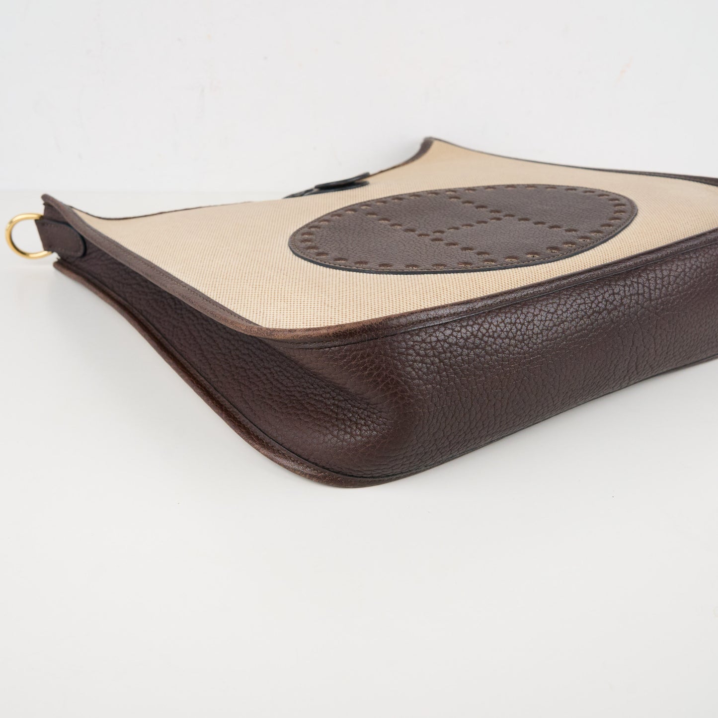 Hermes| Evelyne GM Shoulder bag Fjord Ebene Toile 1999