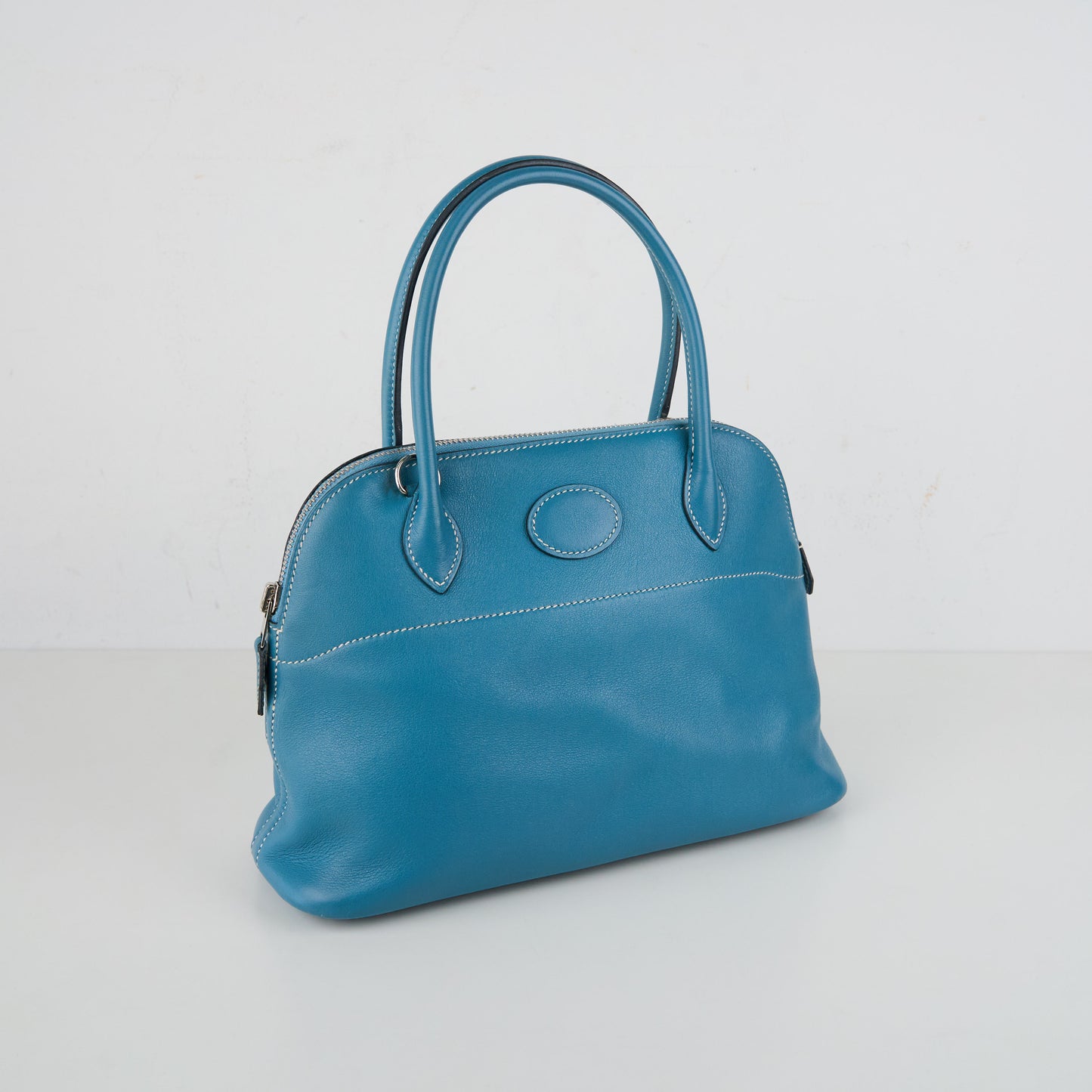 Hermes | Bolide 27 Handbag Blue Jean Swift 2008