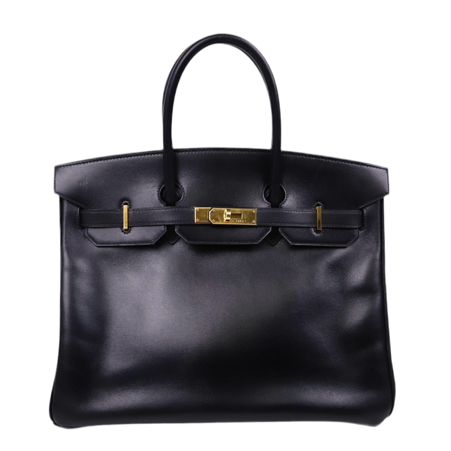 Hermes| Birkin 35 黑色 box小牛皮 口F 2002