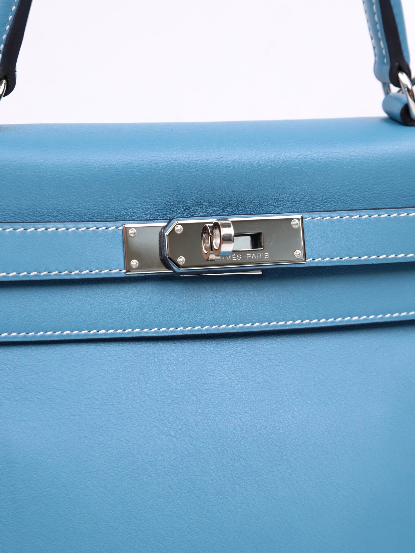Hermes|Kelly 28 Swift 牛仔蓝 口J 2006