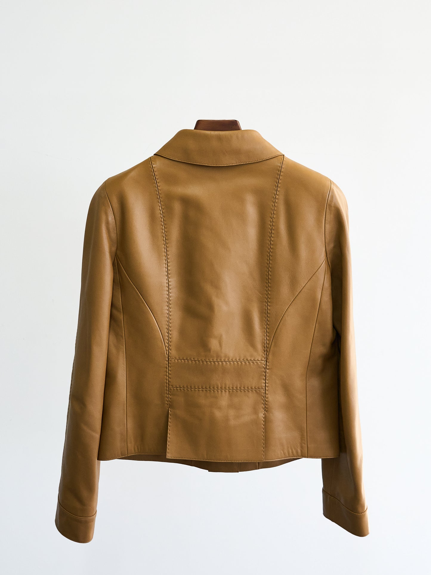 Loewe |caramel Leather short Jacket