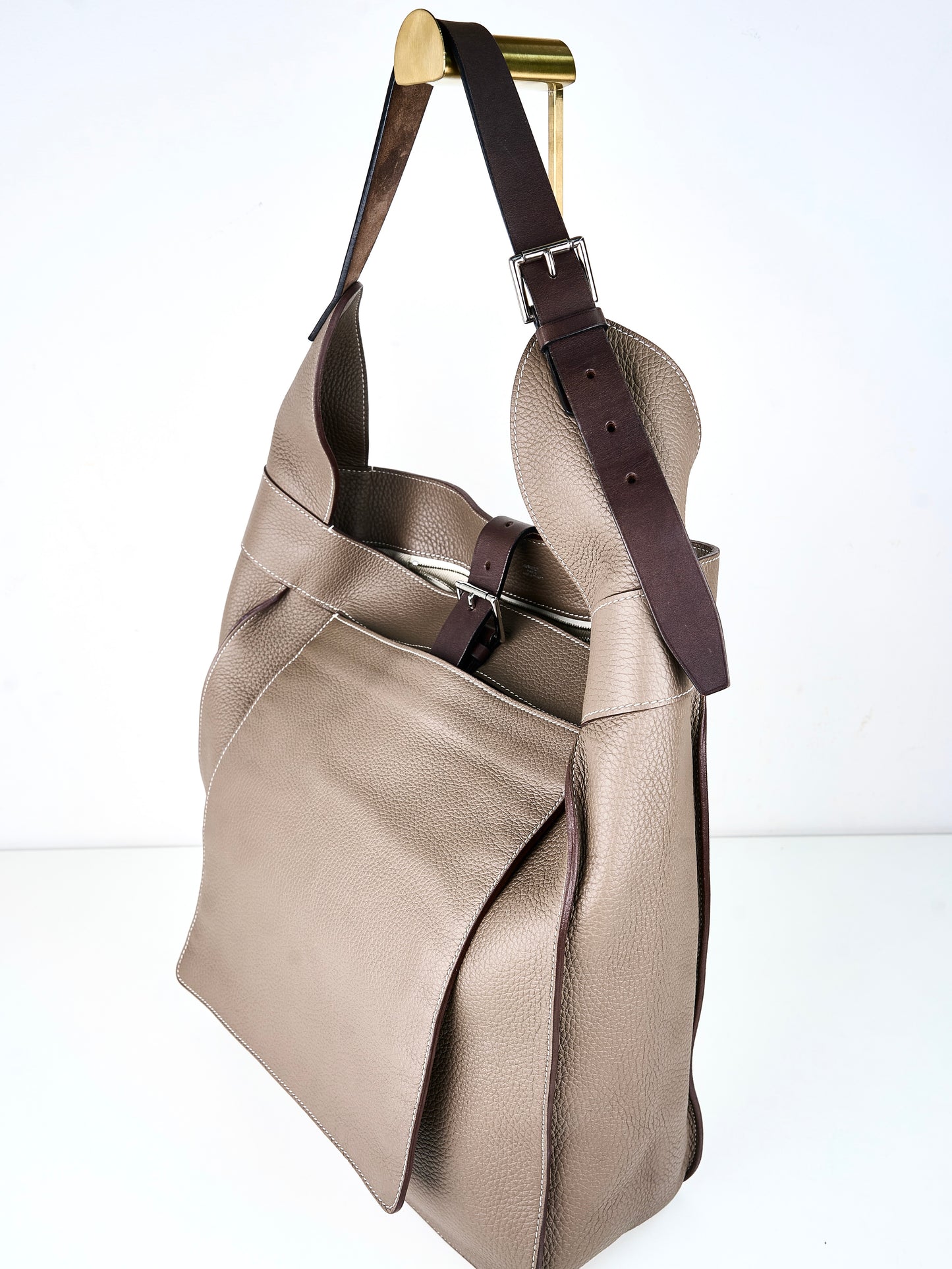 Hermes| Marwari Shoulder bag Togo Etoupe 2012
