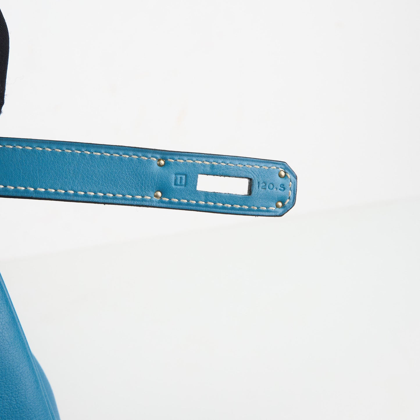 Hermes| Kelly 32 Handbag Blue Jean Swift 2005