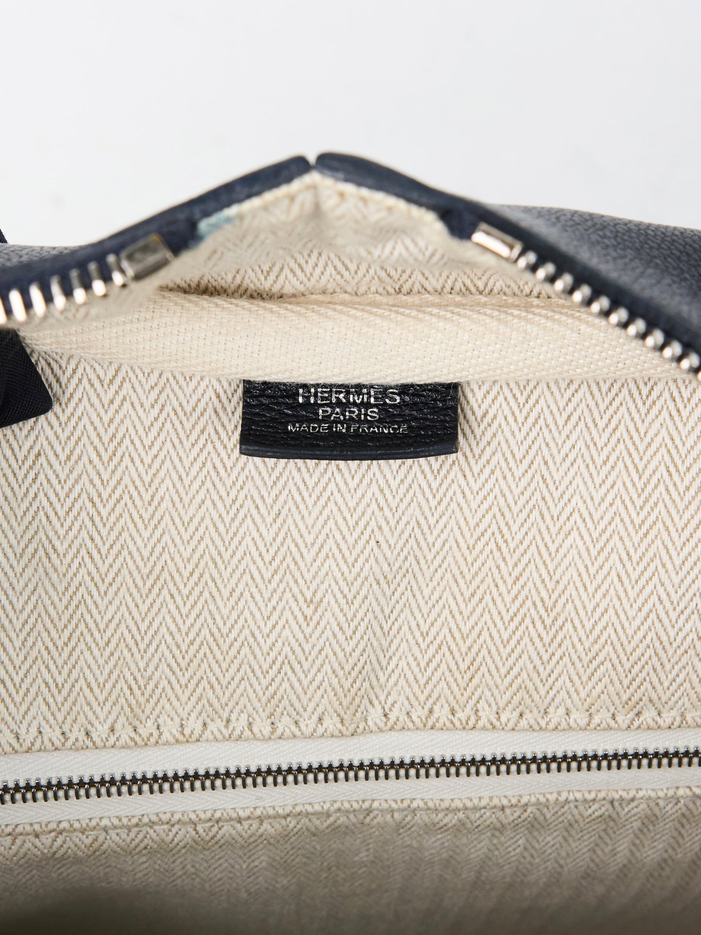 Hermes| Victoria 35 Handbag Taurillon Clemence Blue Indigo 2016