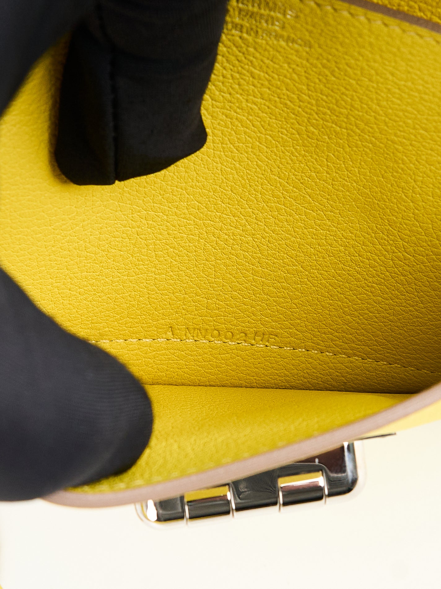 Hermes| Convoyeur mini shoulder bag Lime Evercolor 2017