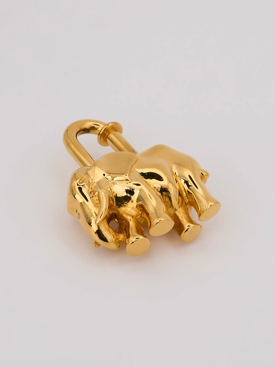 Hermes| Cadena Lock Gold 1997 Elephant