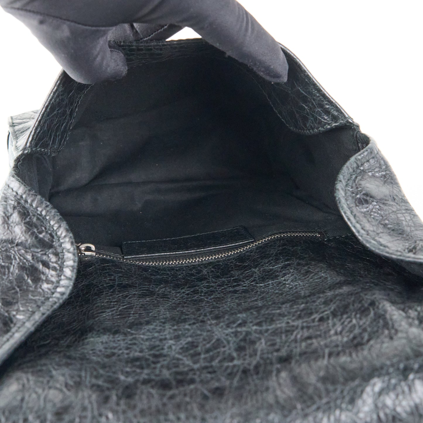 Balenciaga |Black messenger shoulder bag Archive city Leather