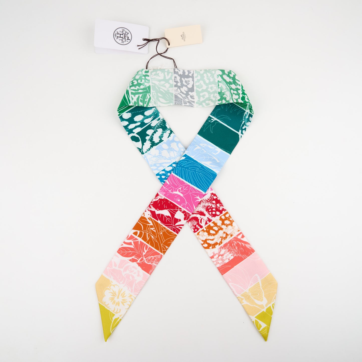 Hermes | Jungle Love Rainbow Twilly