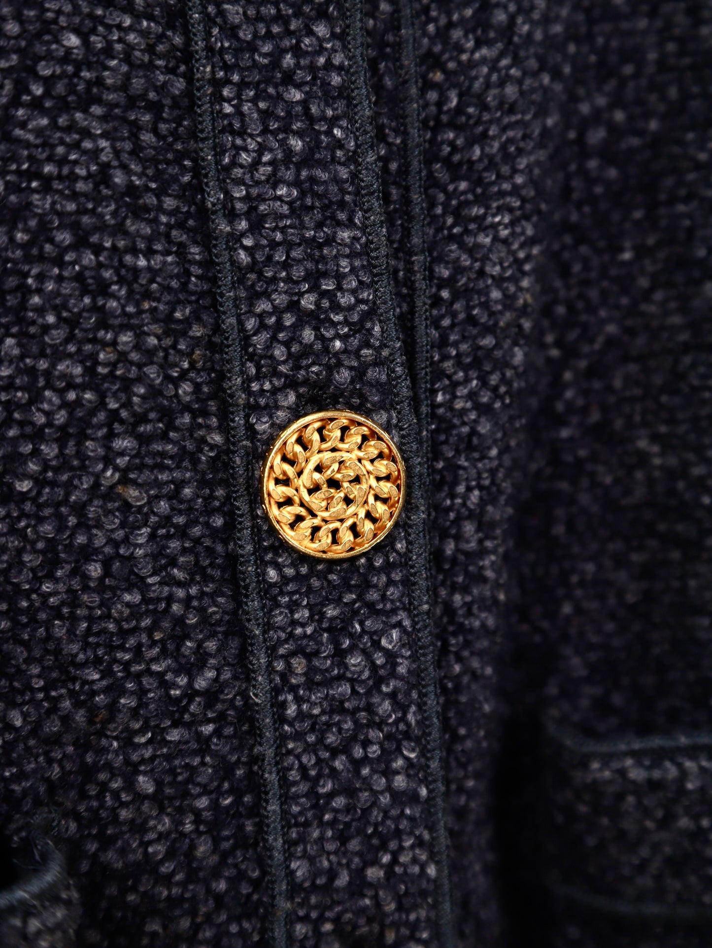 Chanel | 1992 Vintage Tweed Jacket Grey