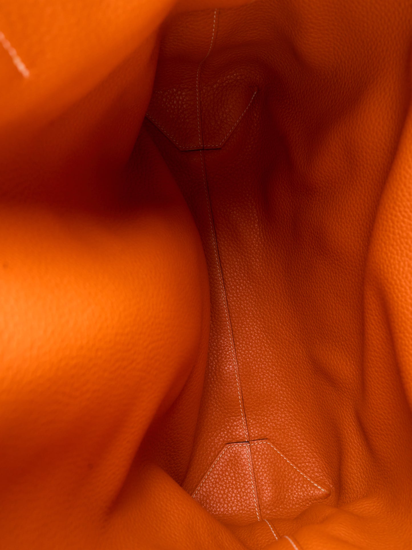 Hermes| Double Sens shoulder bag reversible Tote bag Gold/Orange Togo 2009