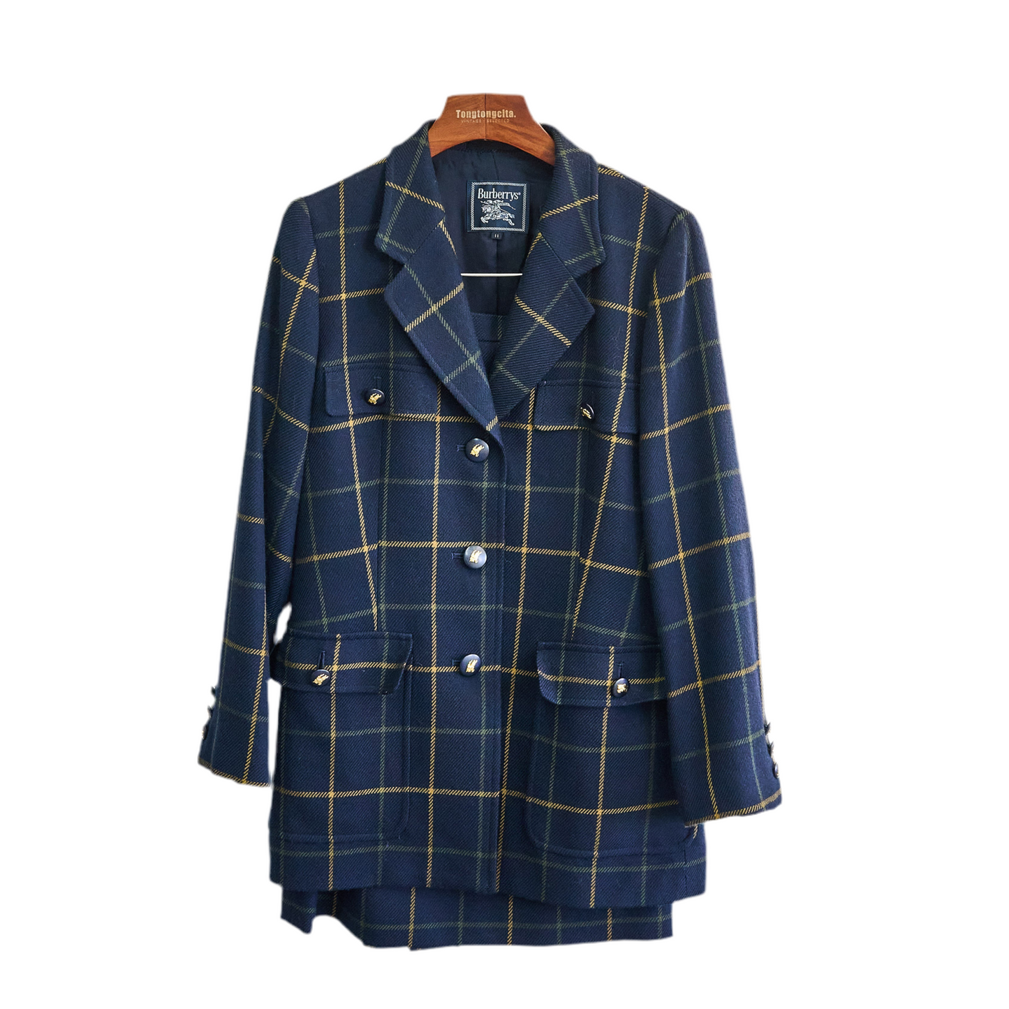 Burberry | wool Jacket &skirt Setup