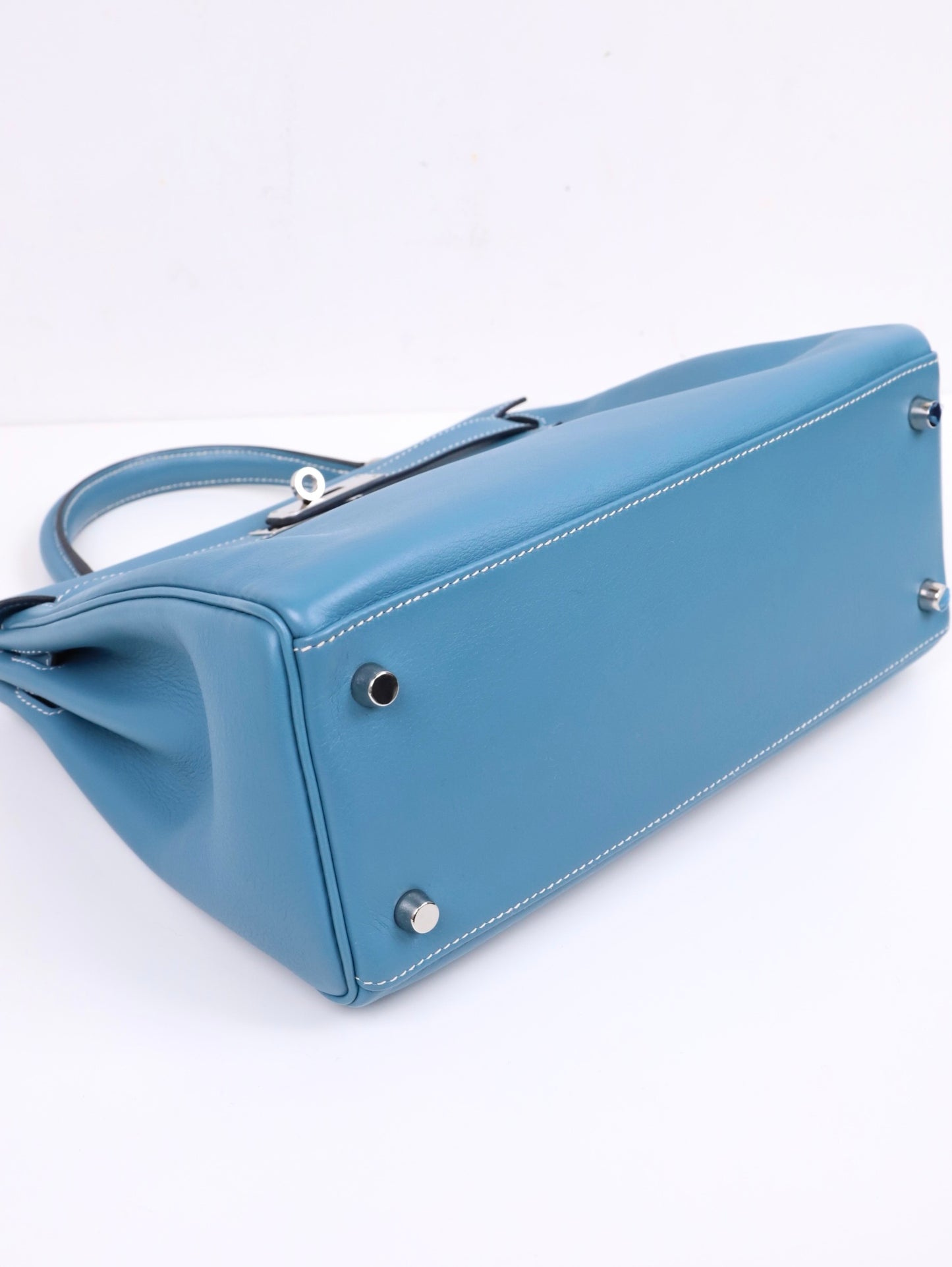Hermes|Kelly 28 Swift 牛仔蓝 口J 2006
