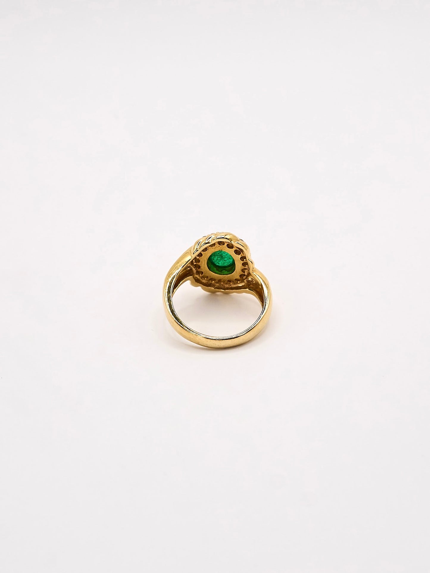 K18 Emerlald Diamond Ring #13