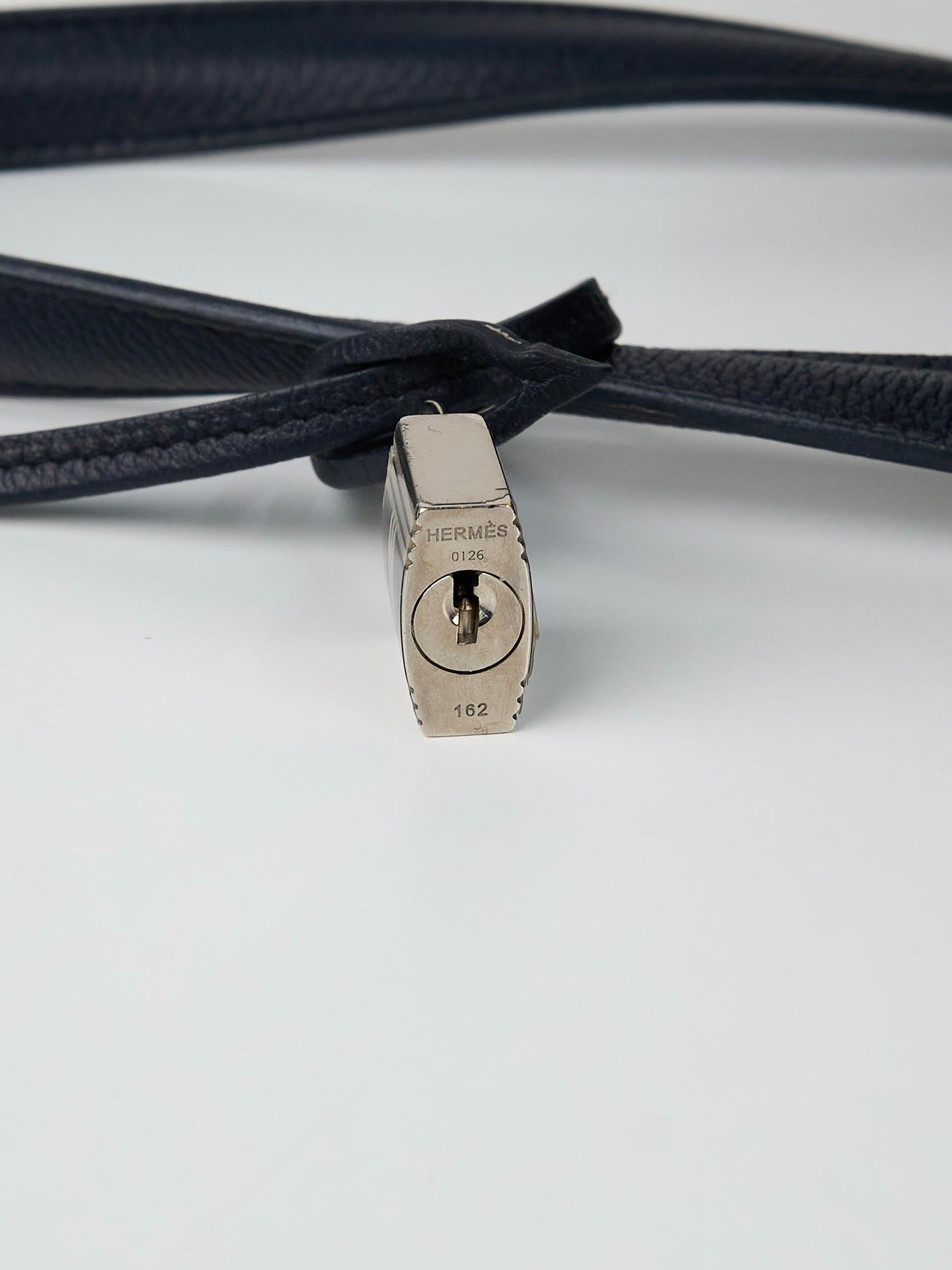 Hermes| Victoria 35 Handbag Taurillon Clemence Blue Indigo 2016