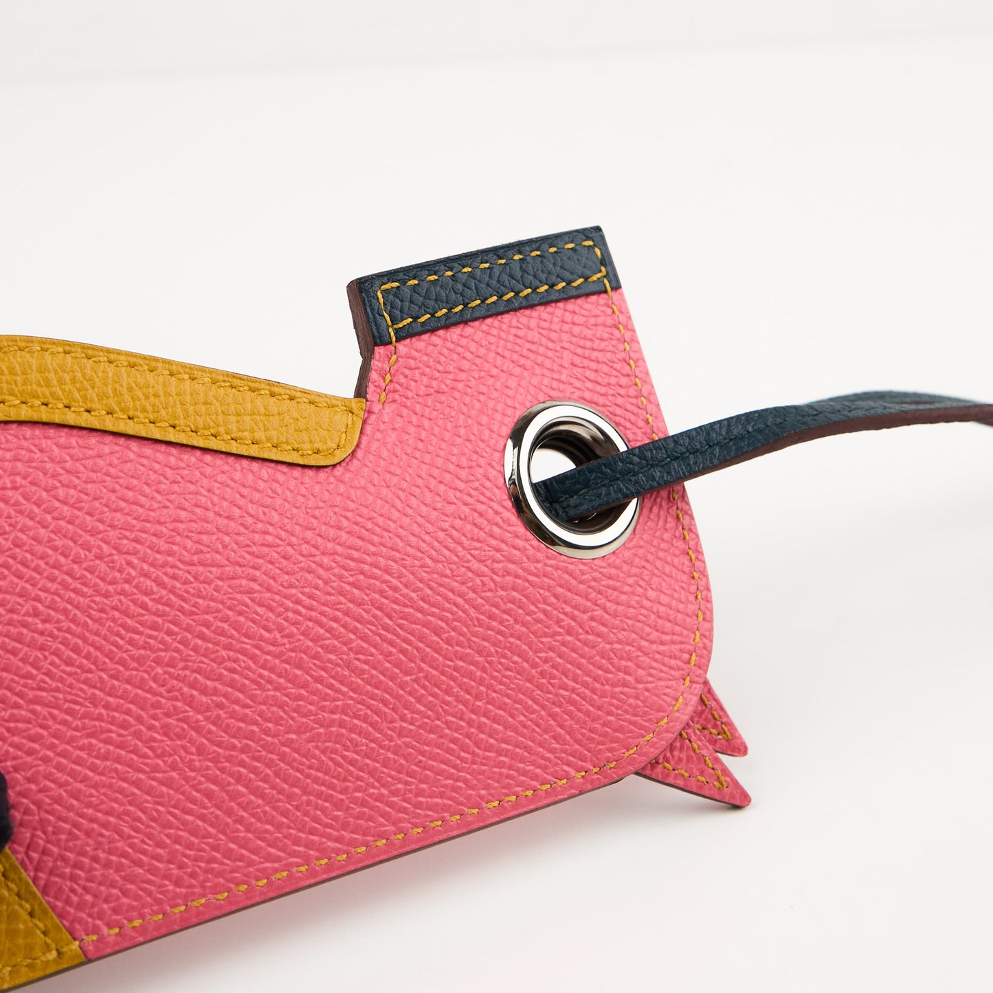 Hermes|Epsom Camail Key Holder Rose 2018