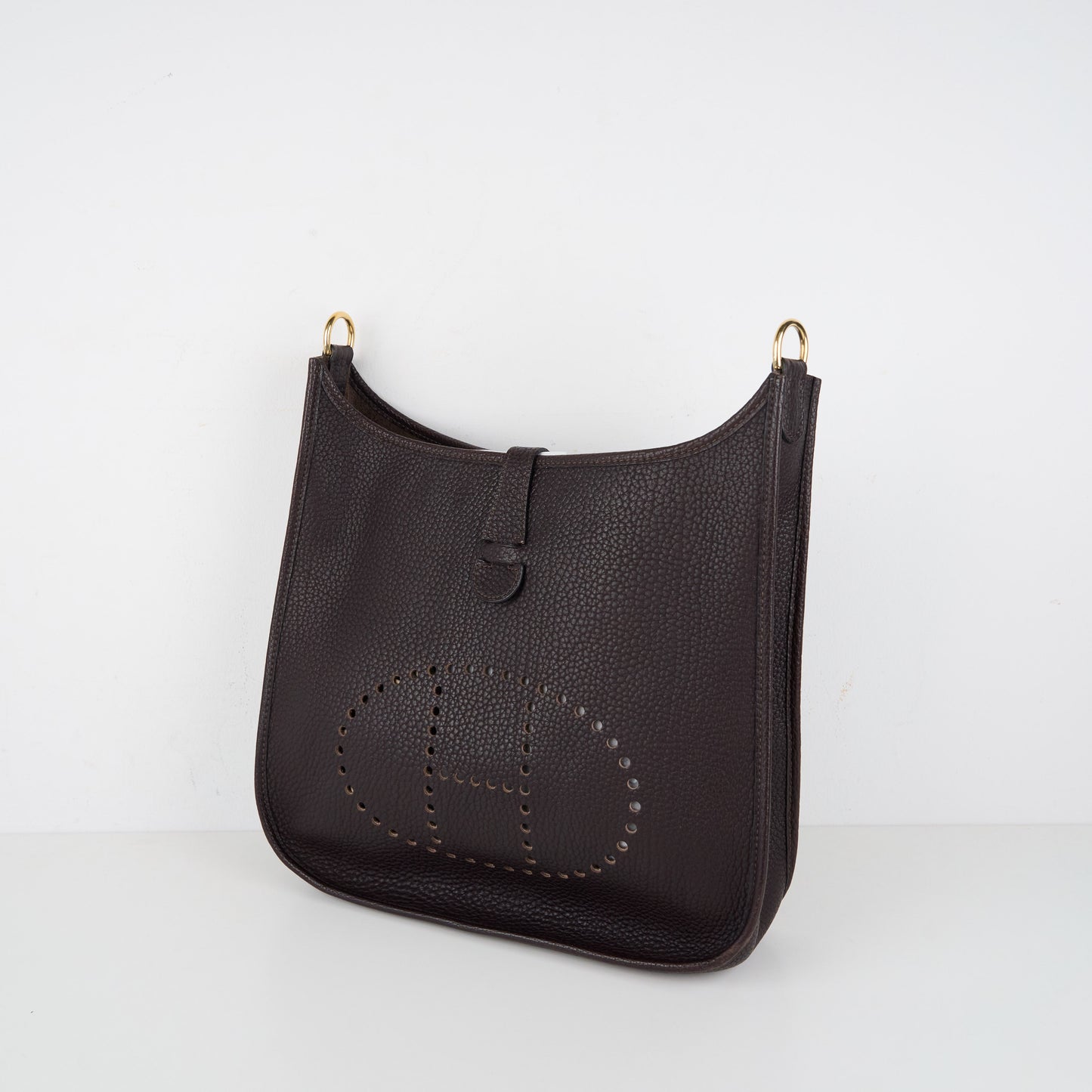 Hermes| Evelyne GM Shoulder bag Ebene Fjord 2002