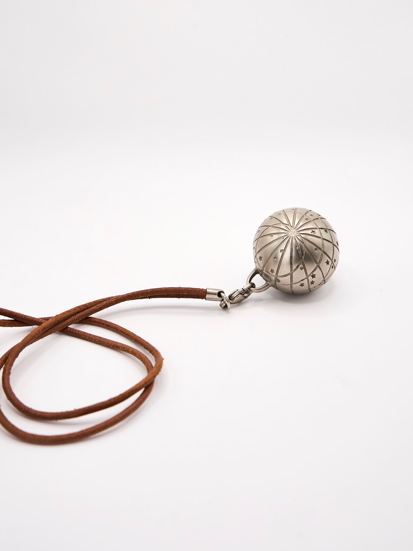 Hermes | Zodiac Globe Necklace Silver steel