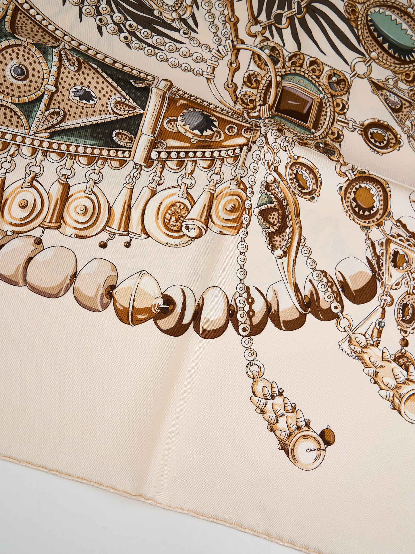 Hermes | Silk Scarf Carre 90 Terre Precious