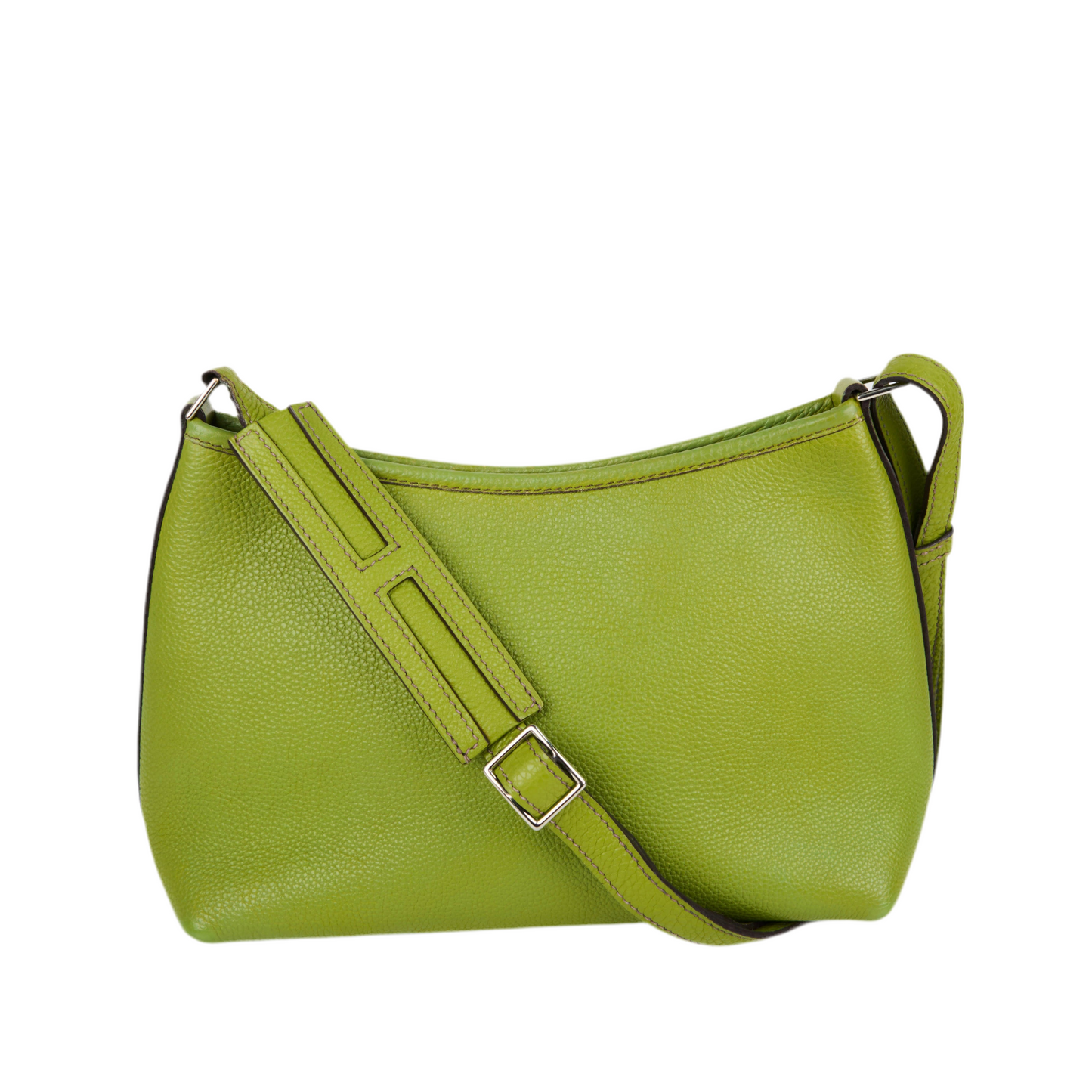 Hermes| Berlingot Shoulder Bag Togo Vert Anis 2001