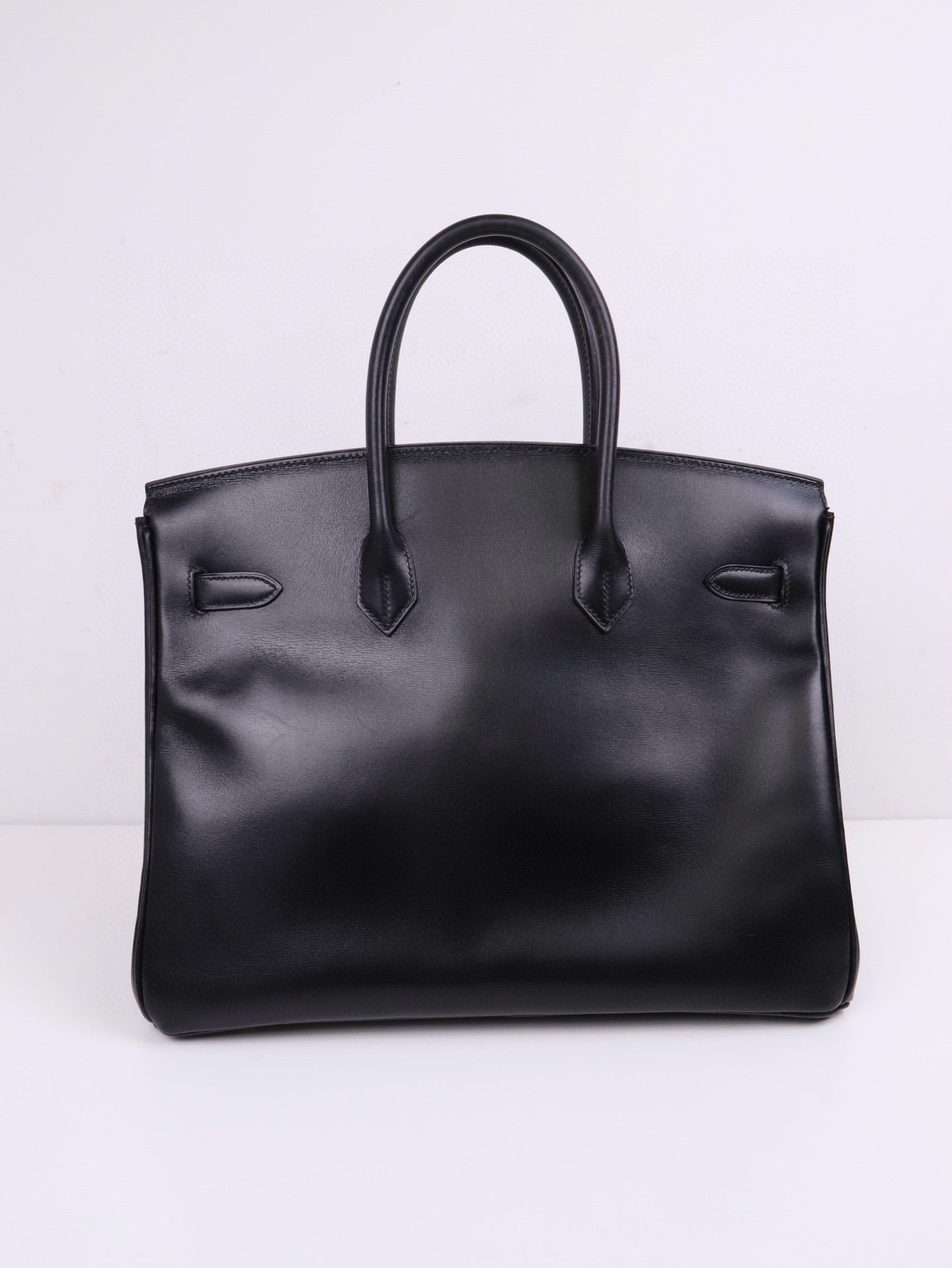 Hermes| Birkin 35 黑色 box小牛皮 口F 2002