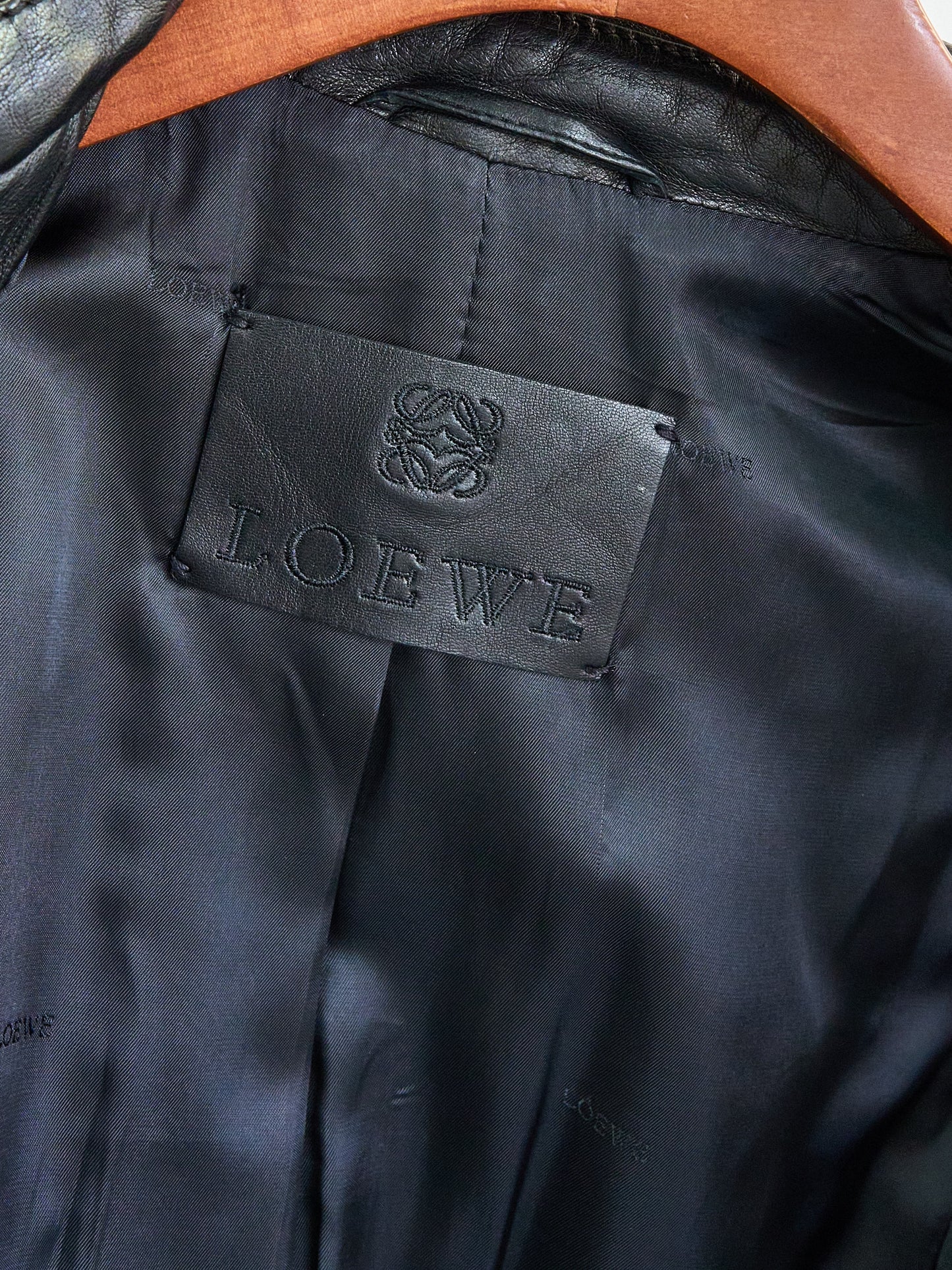 Loewe | Black Lamb Leather Jacket