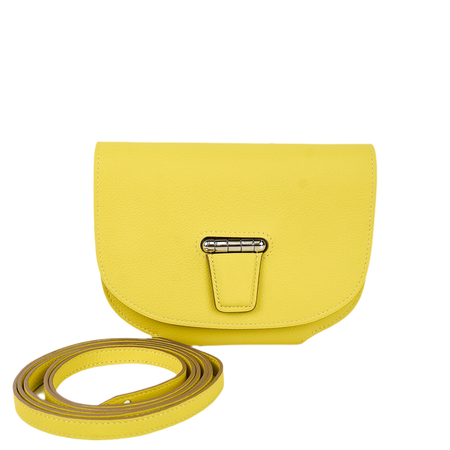 Hermes| Convoyeur mini shoulder bag Lime Evercolor 2017