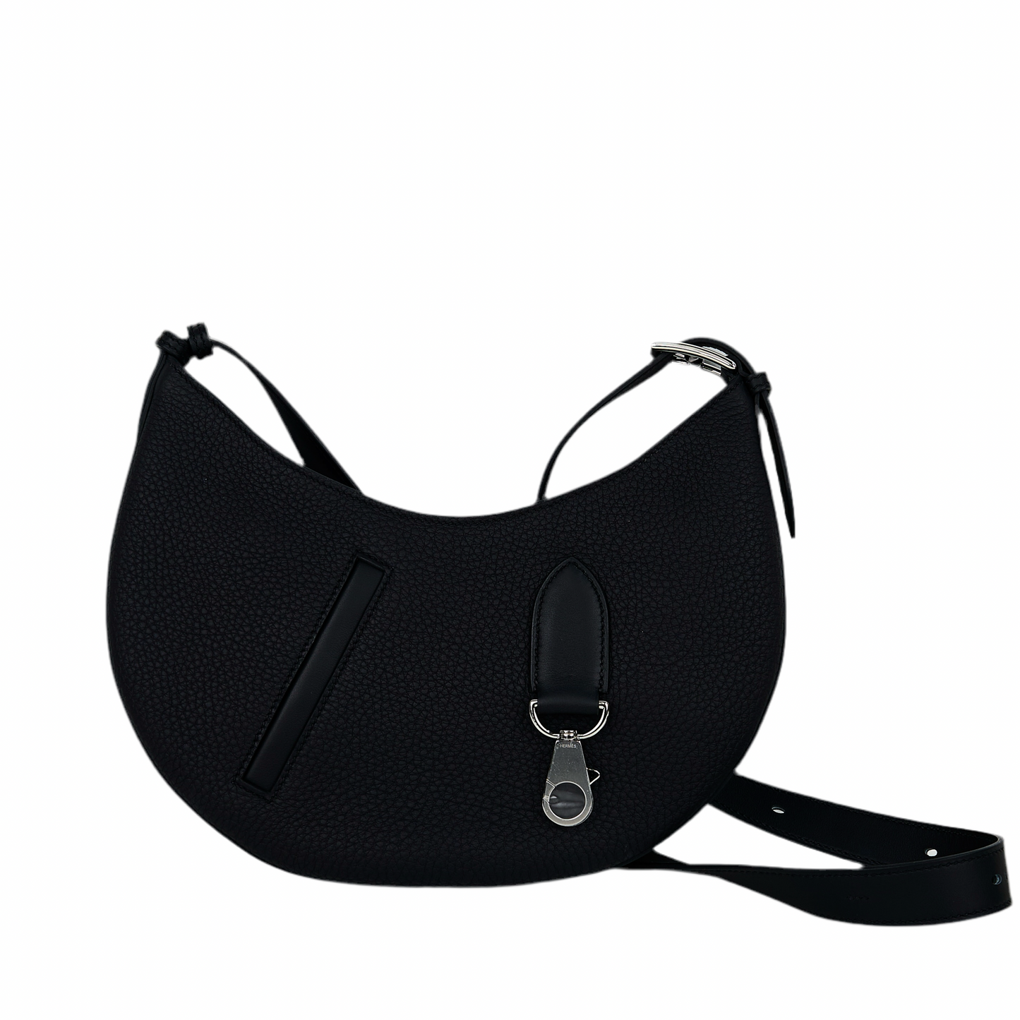Hermes| P'tit Arcon Bag Black Togo and Swift Palladium Hardware