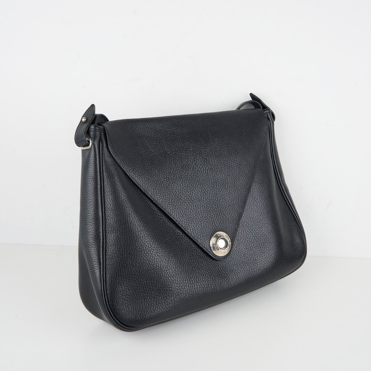 Hermes|Christine Shoulder bag Ardennes Black 1993