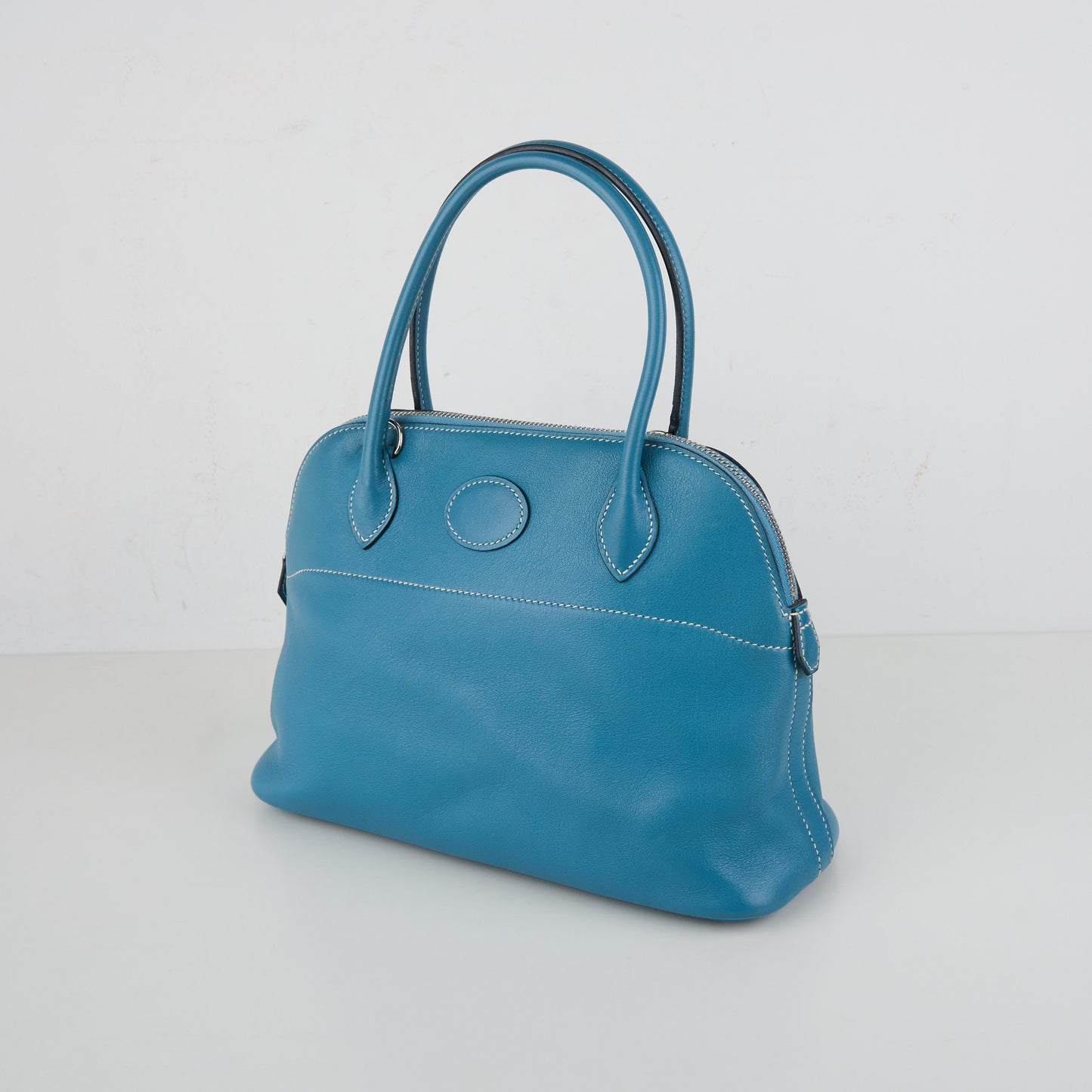 Hermes | Bolide 27 Handbag Blue Jean Swift 2008