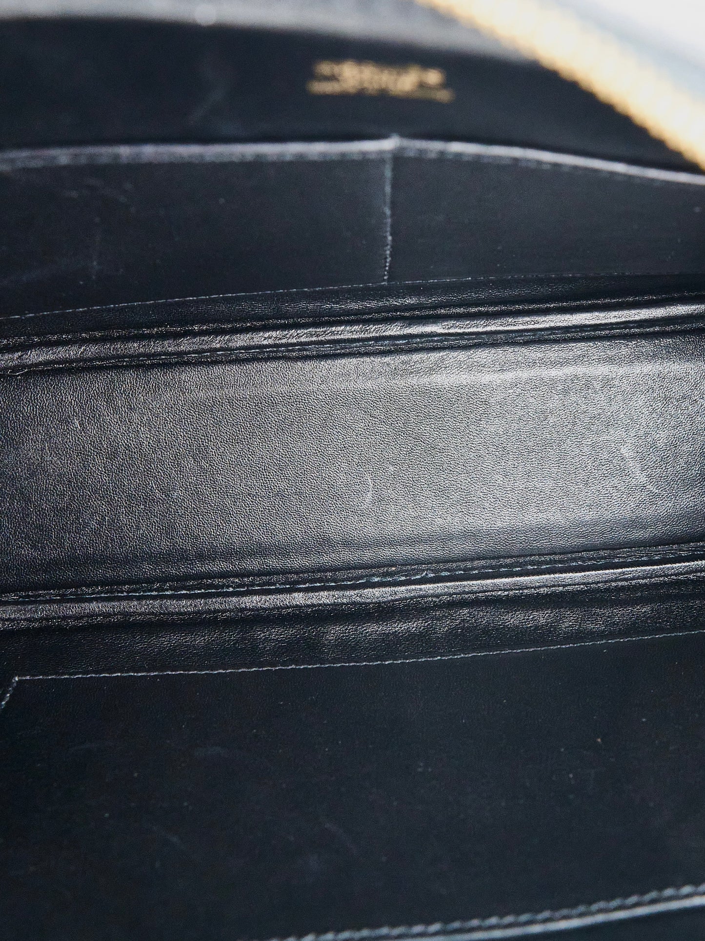 Hermes|Plume elan 28 Handbag Black Box Calf 2000