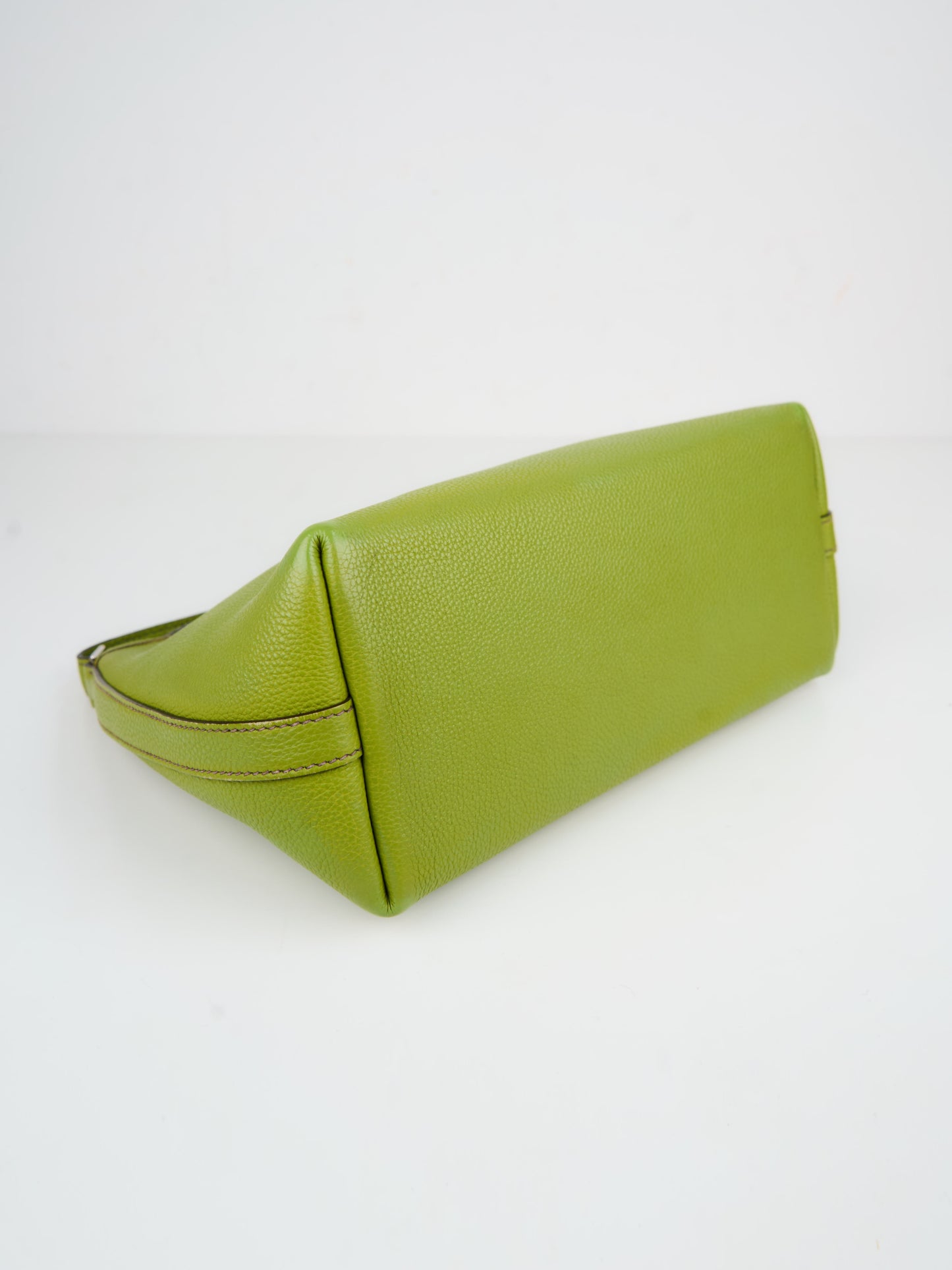 Hermes| Berlingot Shoulder Bag Togo Vert Anis 2001
