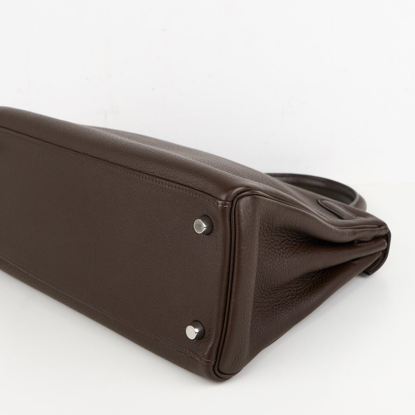 Hermes| Kelly 28 Handbag Togo Chocolate 2007