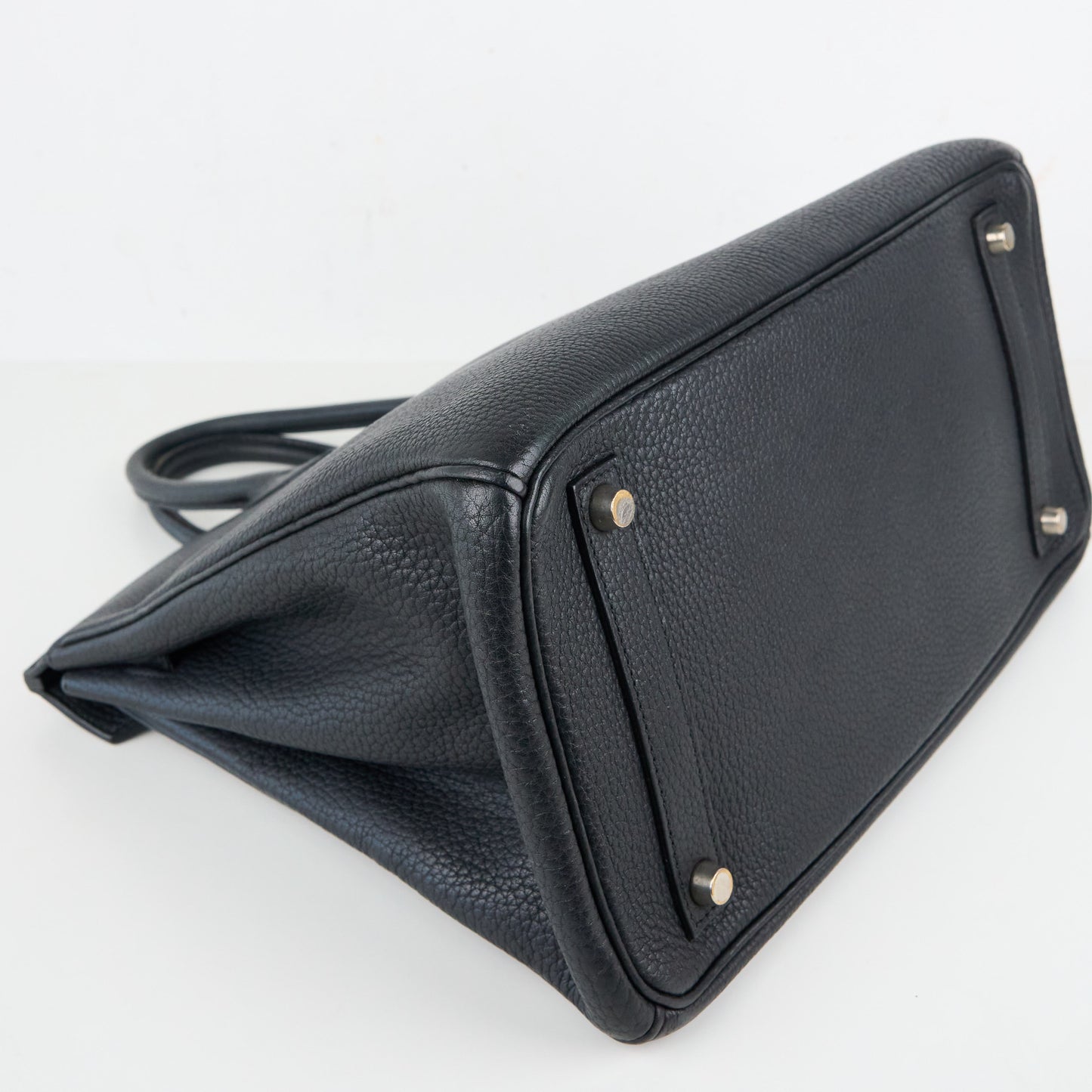 Hermes|HAC 32 Haut a Courroies Handbag Fjord Black 2004
