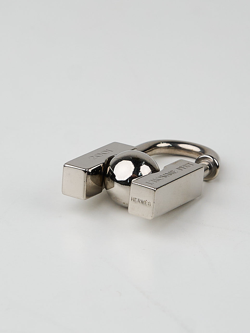 Hermes| 2001 Earth Cadena Padlock Silver
