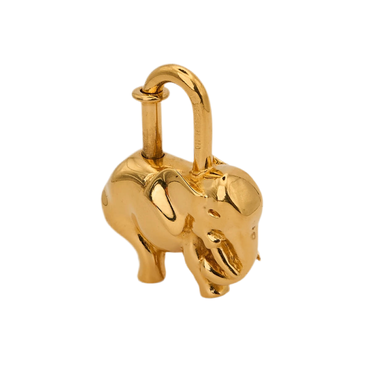 Hermes| Cadena Lock Gold 1997 Elephant