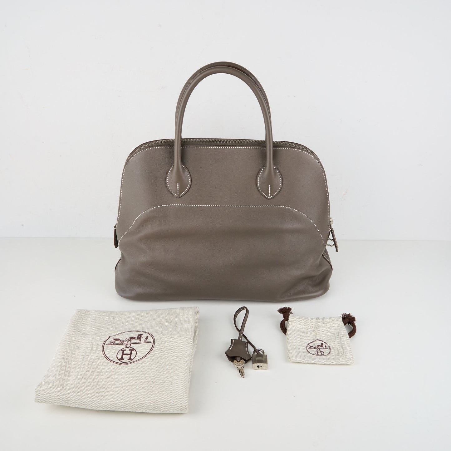Hermes|Bolide relax 35 Sikkim Handbag Etain 2012