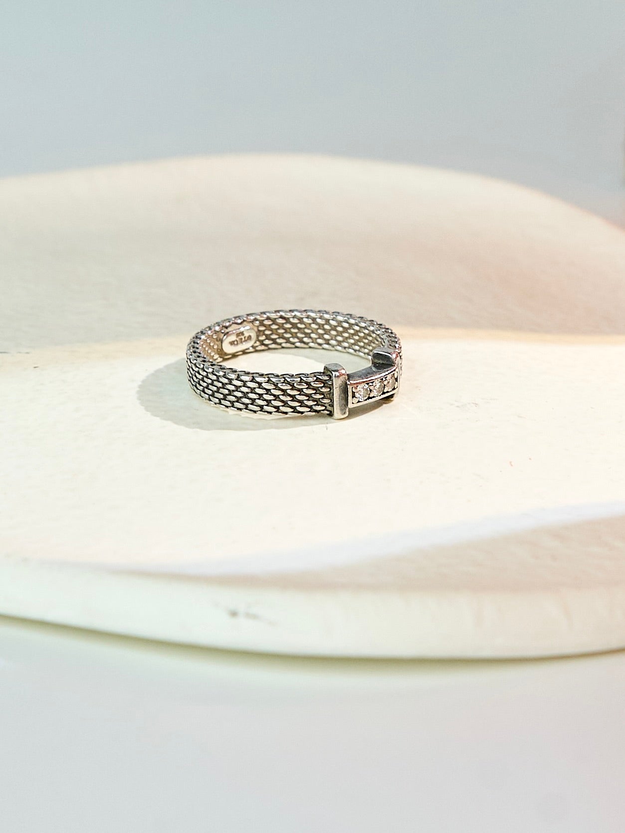 Tiffany| S925 Diamond Ring Somerset #12
