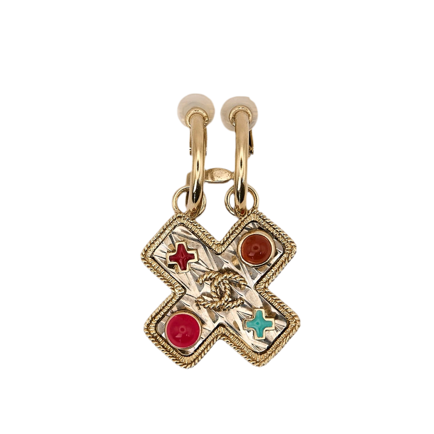 Chanel| Coco Mark Cross Earring 17S