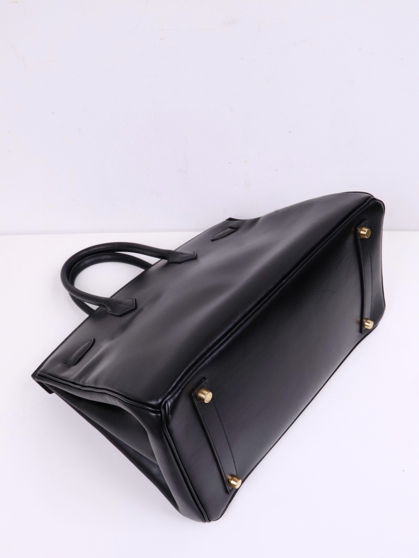 Hermes| Birkin 35 黑色 box小牛皮 口F 2002
