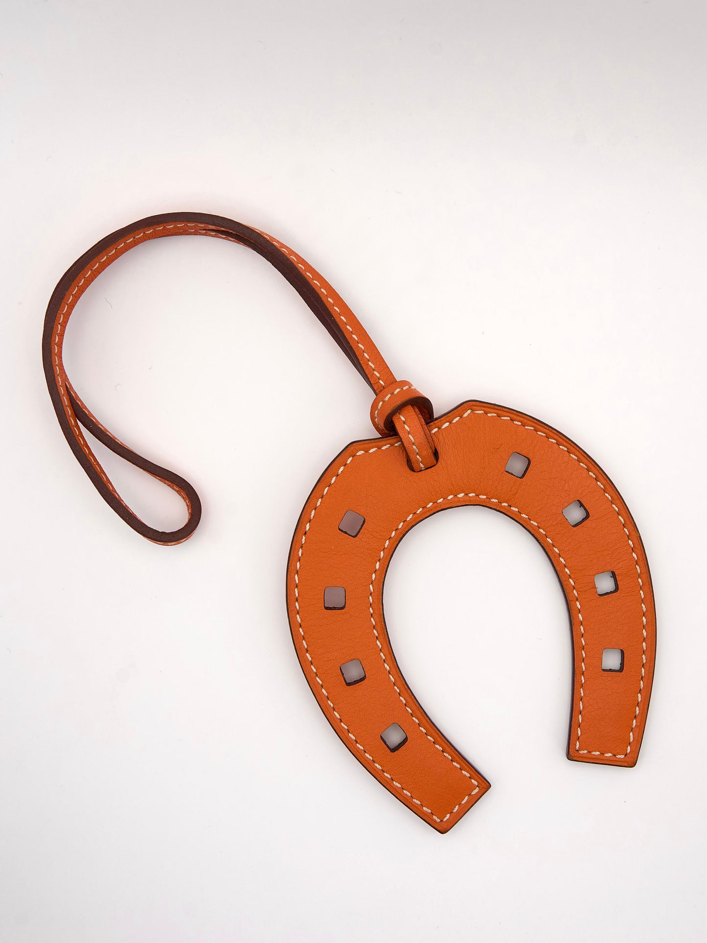 Hermes|Paddock Fer a Cheval Charm swift Orange