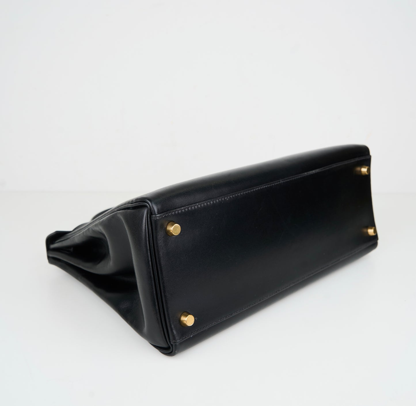 Hermes| Kelly 32 Black box calf Handbag 1993