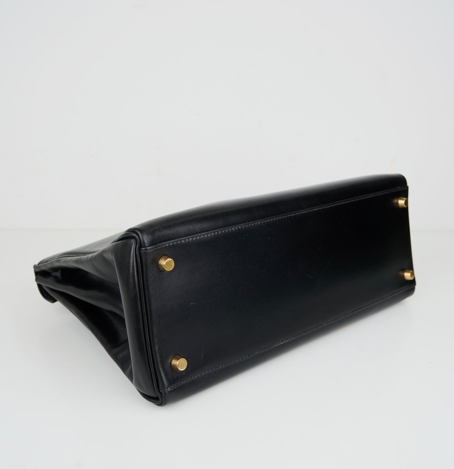 Hermes| Kelly 32 Black box calf Handbag 1993
