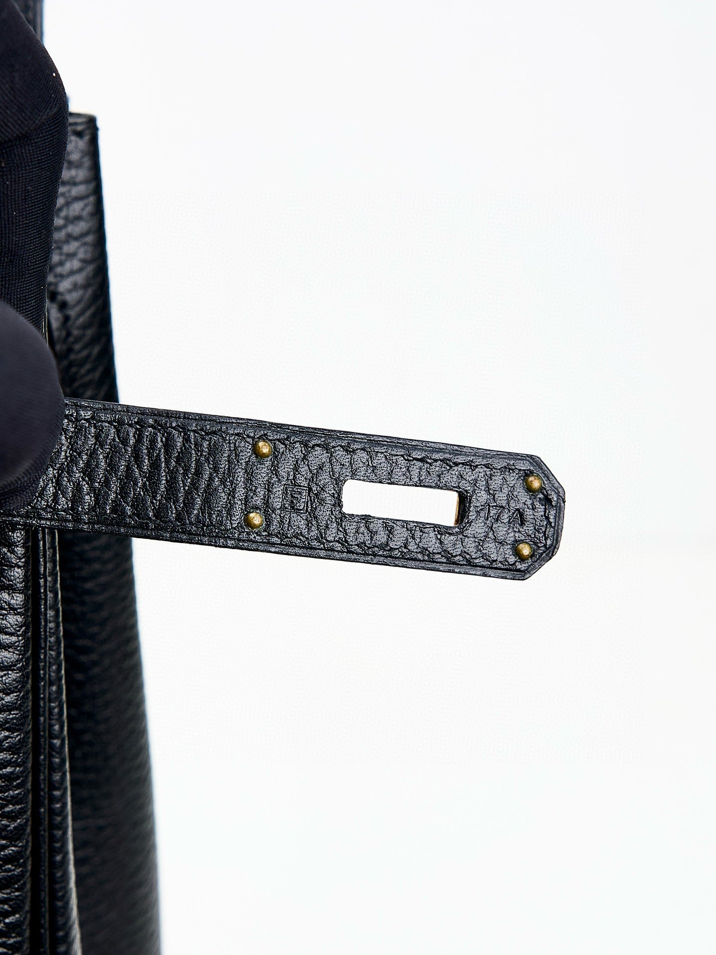 Hermes|Birkin 35 Black Vachette Ardennes 2002