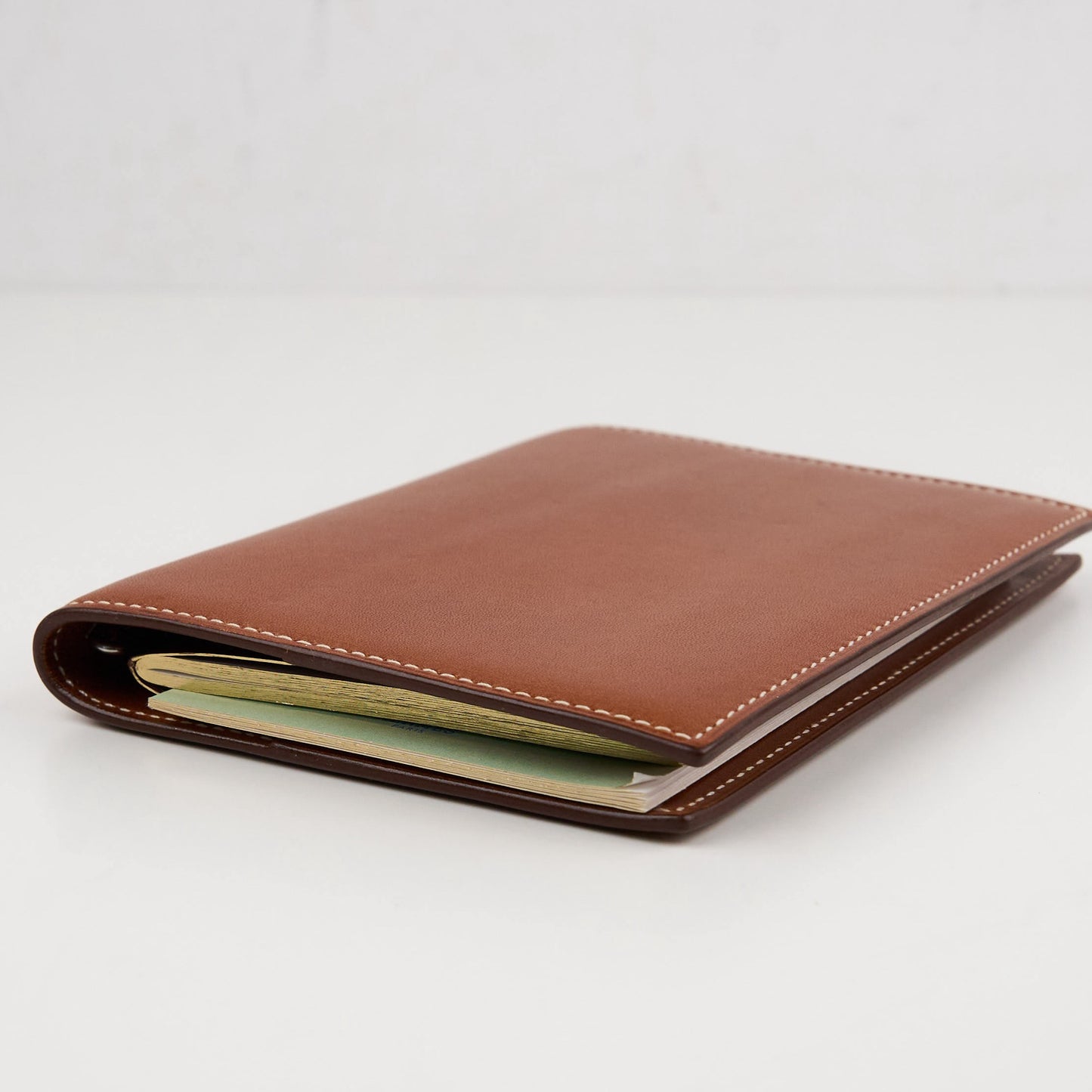 Hermes| Journal Case Passport Cover Fauve Box Calf 2008