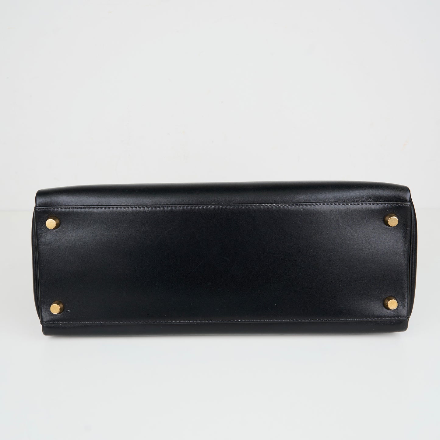 Hermes| Kelly 32 Black box calf Handbag 1993